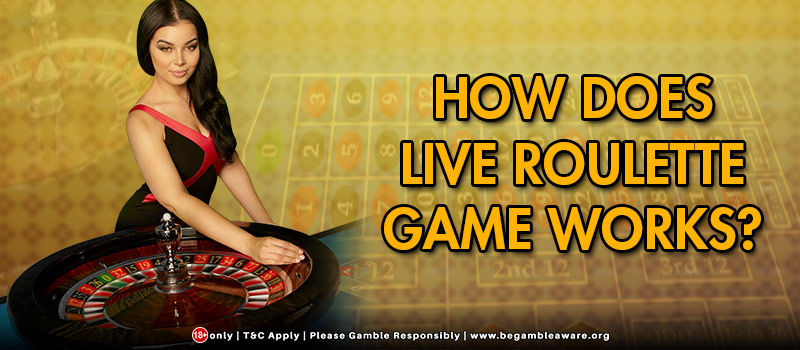 How does Live Roulette game works